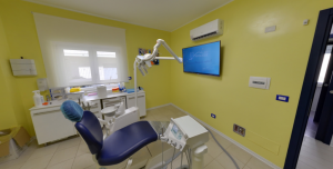 Sala per visite dentistica della clinica Dental House Kids