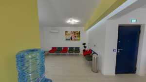 Sala d'attesa della clinica dentistica Dental House Kids