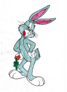 Disegno di bugs bunny dei bambini di Dental House Kids