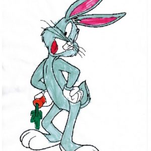 Disegno di bugs bunny dei bambini di Dental House Kids